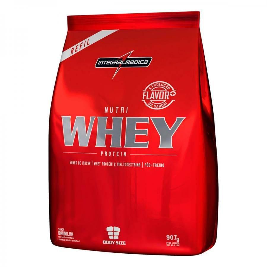 Nutriwhey Protein Integralmedica Sabor Baunilha 907G - Drogaria Poupa Centro