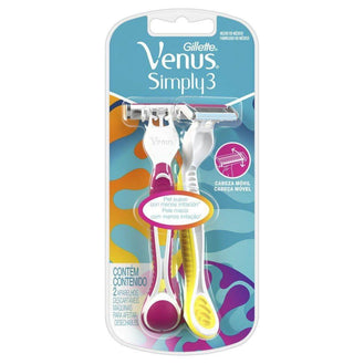 Aparelho Aparador Barba Venus Simply3 Regular C/2 - Drogaria Poupa Centro