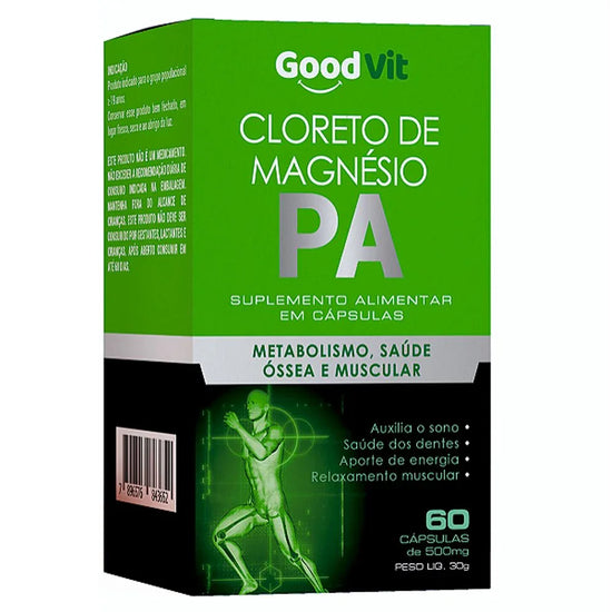 Good Vit Cloreto Magnesio P.A 260Mg 60Cps - Drogaria Poupa Centro