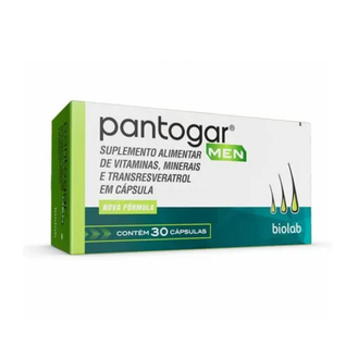 Pantogar Men 30 cápsulas Biolab