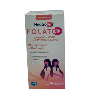 Suplemento Alimentar Neutrofer Folato D - 90 Comprimidos Revestidos