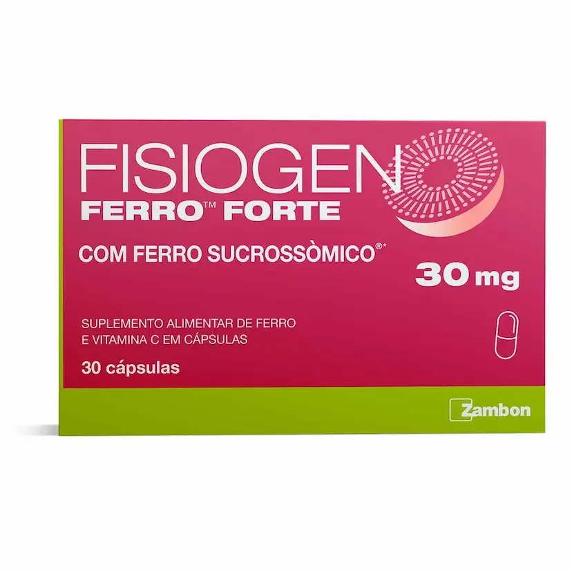 Fisiogen Ferro Forte 30´S - Drogaria Poupa Centro