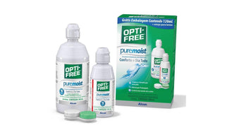 Opti-Free Puremoist 300+120Ml + Estojo - Drogaria Poupa Centro
