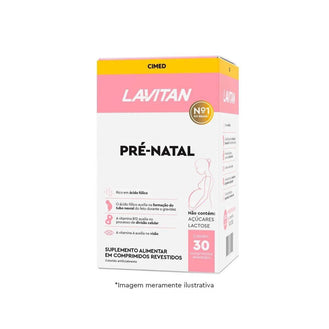 Lavitan Pré-Natal Multi Gestantes Com 30 Comprimidos - Drogaria Poupa Centro