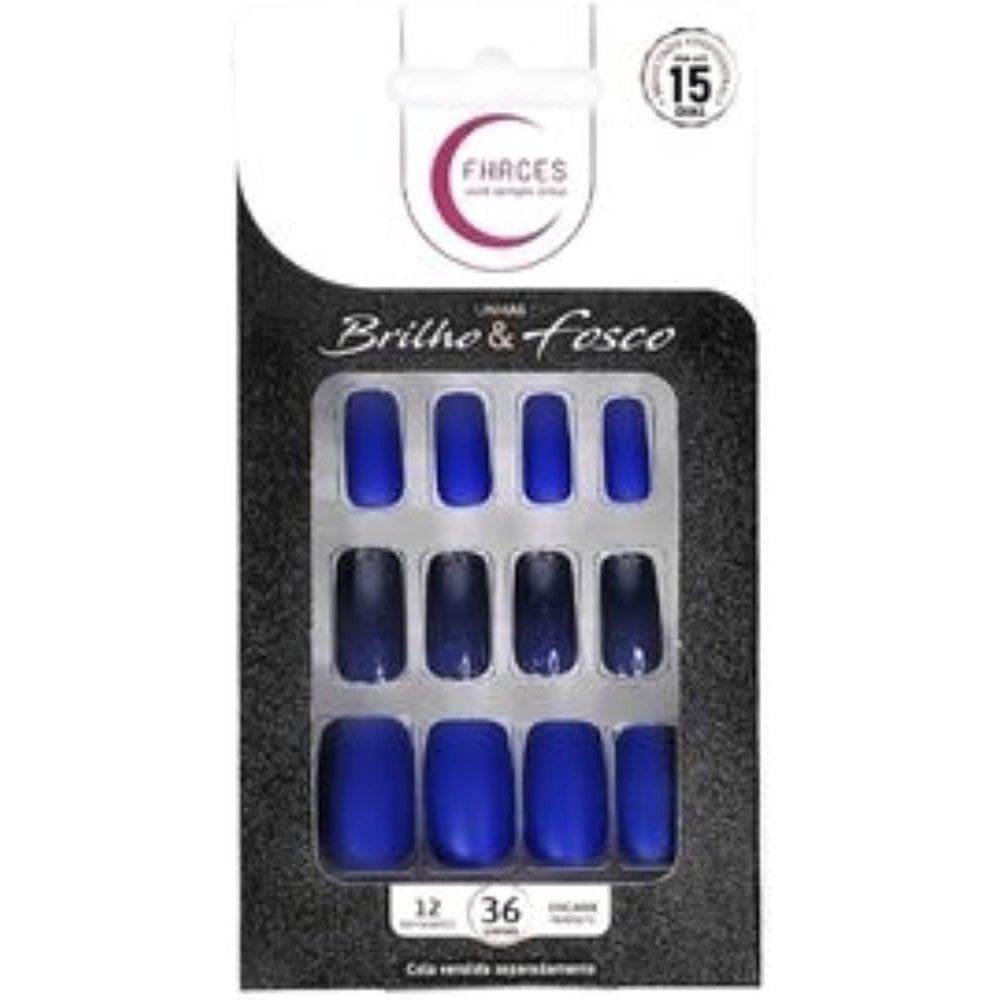 Unhas Fhaces Brilho e Fosco Royal - 36 Unidades - Drogaria Poupa Centro