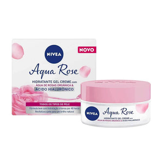 Creme Hidratante Facial em Gel Nivea Aqua Rose com 50ml - Drogaria Poupa Centro