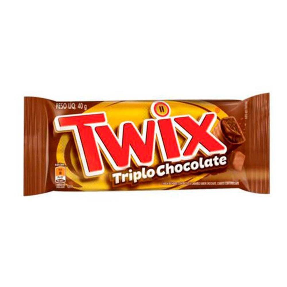 Twix Triplo Chocolate 40g - Drogaria Poupa Centro