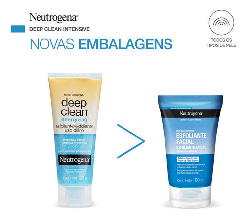 Esfoliante Facial Neutrogena Deep Clean Energizing em Gel com 100g