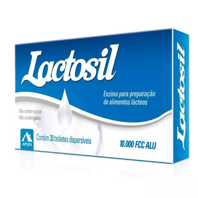 Lactosil 10.000 FCC Lactase 30 Comprimidos - Drogaria Poupa Centro