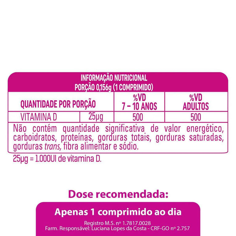 Vitamina D 1.000UI Addera D3 90 comprimidos