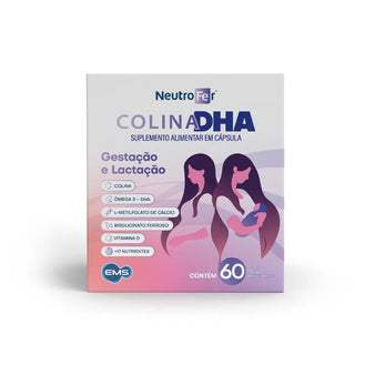 Polivitamínico Neutrofer Colina DHA Gestantes 60 Cápsulas