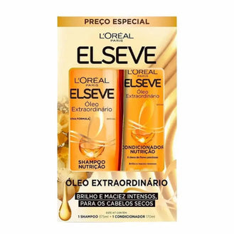 Kit L'Oréal Paris Óleo Extraordinário Shampoo Nutrição 375ml + Condicionador Nutrição 170ml