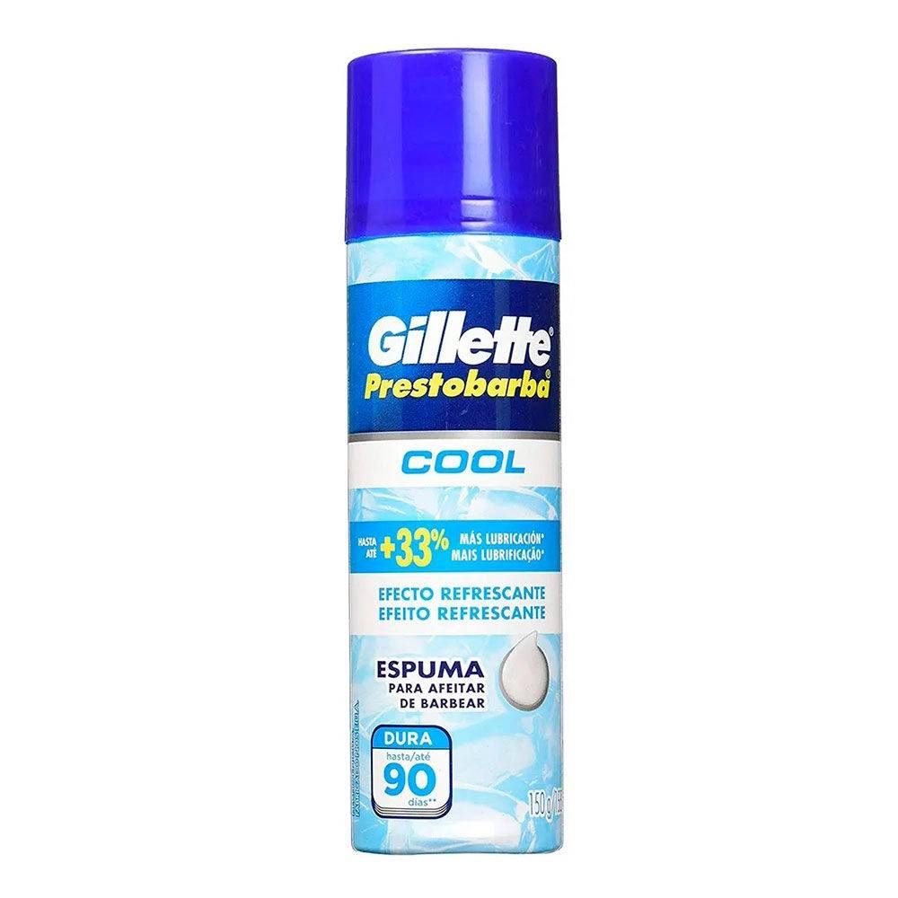 ESPUMA DE BARBEAR COOL GILLETTE PRESTOBARBA FRASCO 150G