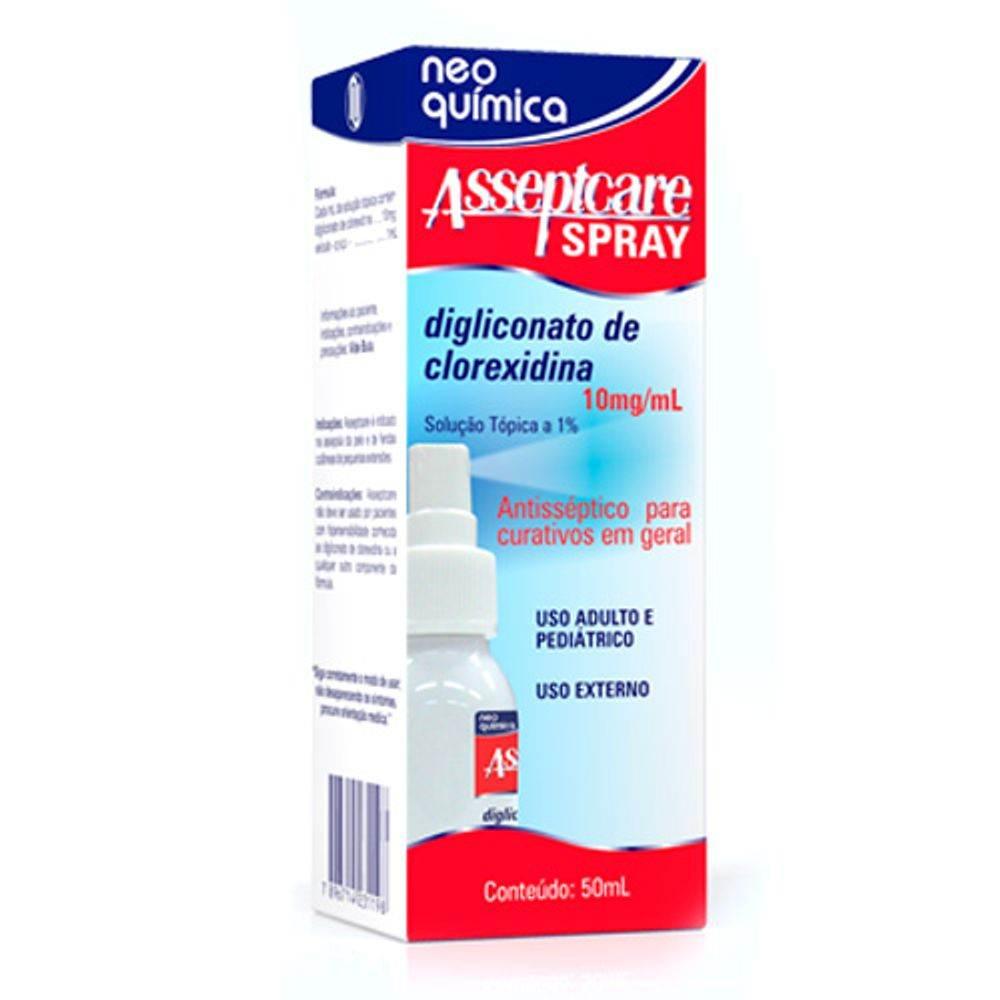 Asseptcare Spray 50ML Neo Química - Drogaria Poupa Centro