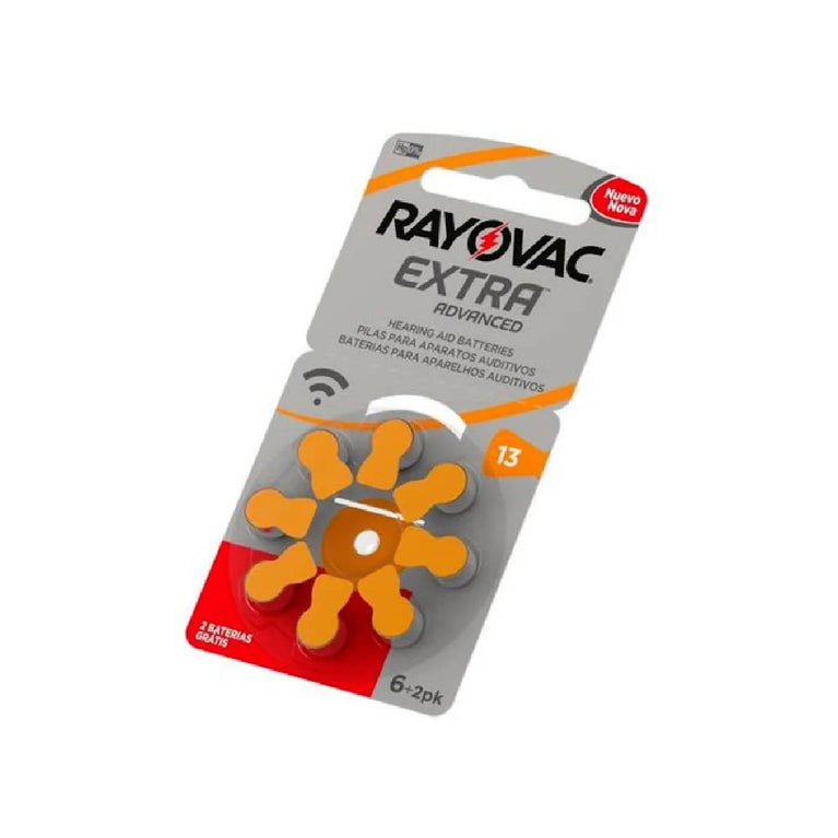 Bateria Aparelho Auditivo C/6 13 Rayovac Extra Advanced