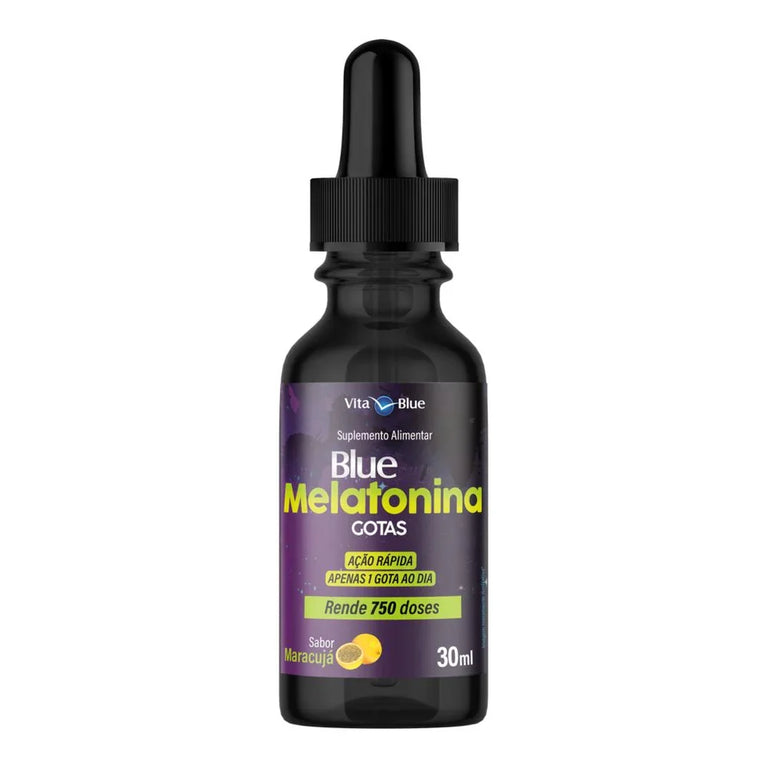 Melatonina Gotas 30ml Sabor Maracujá