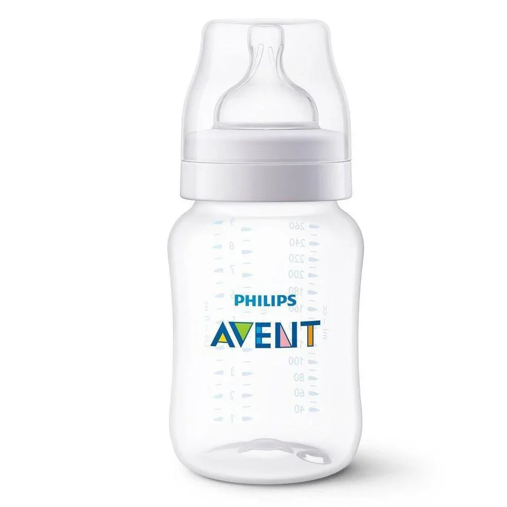 Mamadeira Classic 260ml Anticólica Transparente - Philips Avent