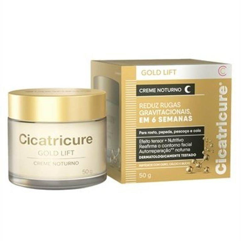 Creme Facial Cicatricure Gold Lift Noite 50g - Drogaria Poupa Centro