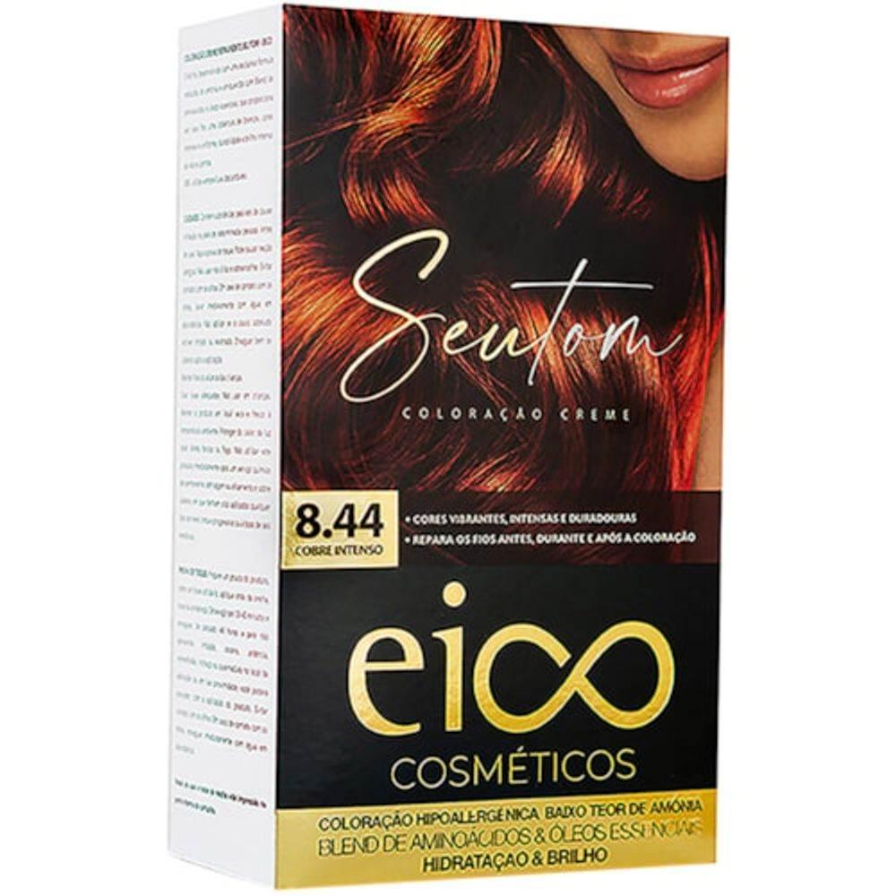 Tinta Eico Nº8.44 Cobre Intenso - EICO - Drogaria Poupa Centro