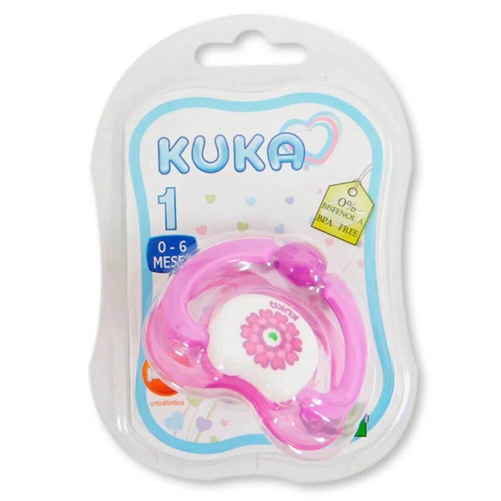 Chupeta Kuka Lovely N1 Rosa - Drogaria Poupa Centro