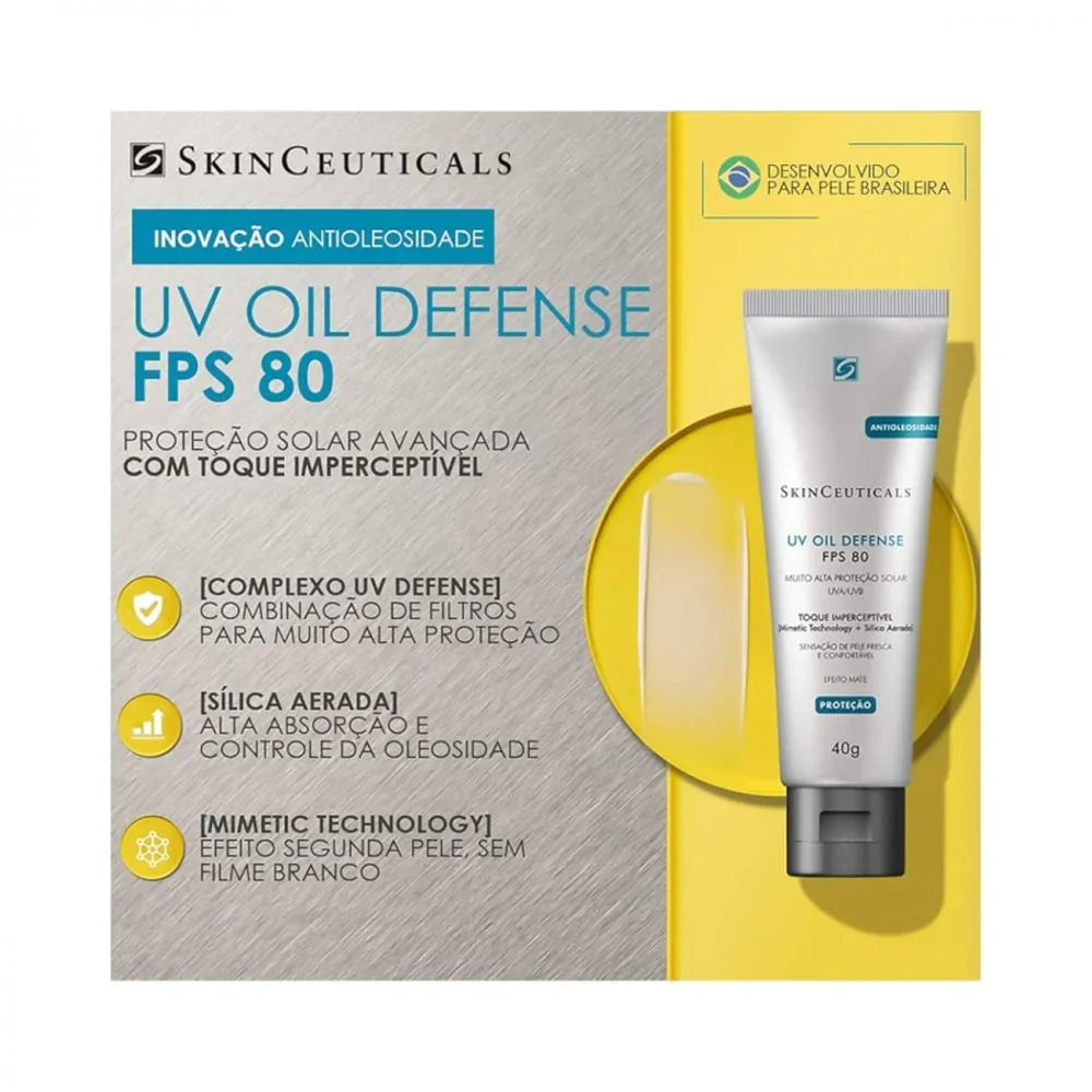 Protetor Solar Skinceuticals Uv Oil Defense Sunscreen - 40g