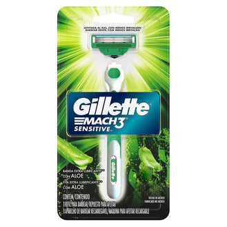 Aparelho de Barbear Gillette Mach3 Sensitive 1 unidade