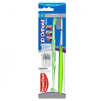Escova de Dente Powerdent Orthokit Conico - Drogaria Poupa Centro