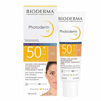 Protetor Solar Facial FPS 50+ Bioderma Photoderm M Golden 40ml - Drogaria Poupa Centro