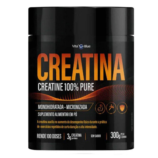 Creatina 300G Vita Blue - Drogaria Poupa Centro