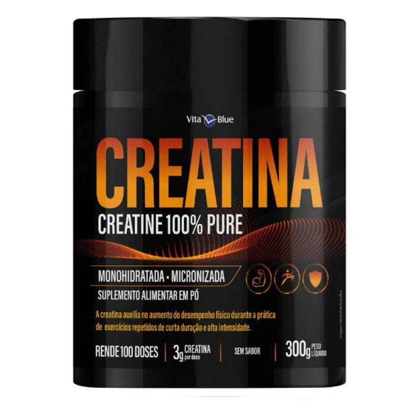 Creatina 300G Vita Blue - Drogaria Poupa Centro