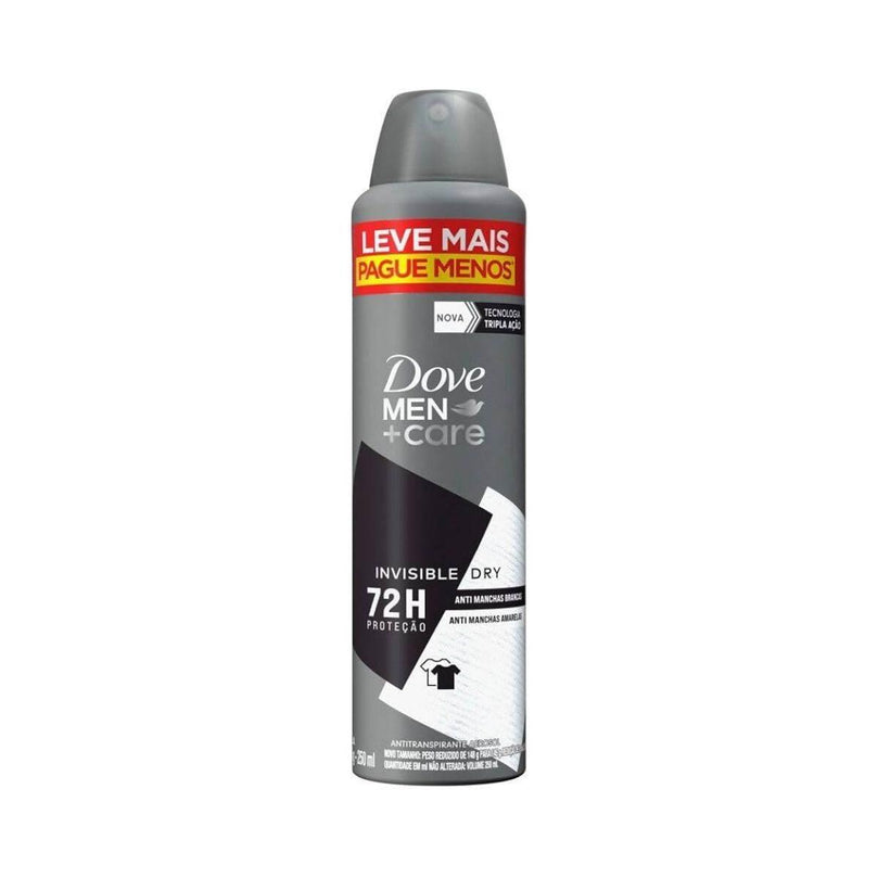 Des Dove Masc Invisible Dry 250Ml - Drogaria Poupa Centro