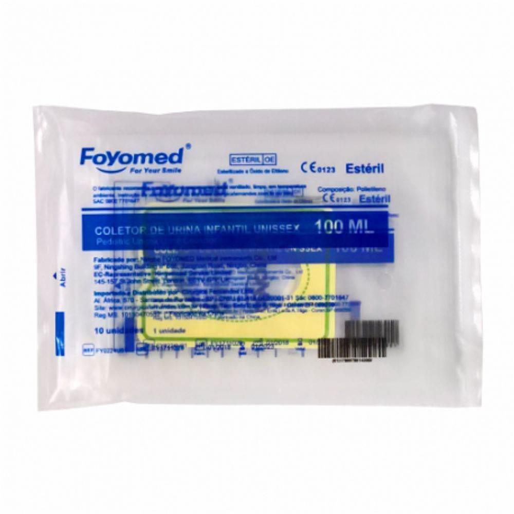 Coletor Urina Infantil C/1 Esteril Unissex 100ml - Drogaria Poupa Centro