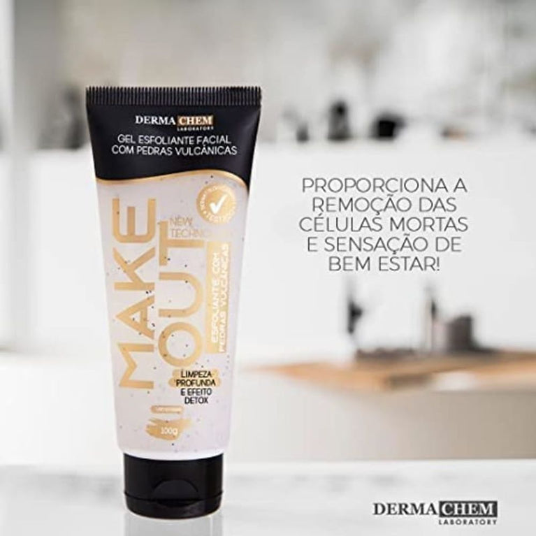 Gel Esfoliante Pedras Vulcanicas Make Out 100g
