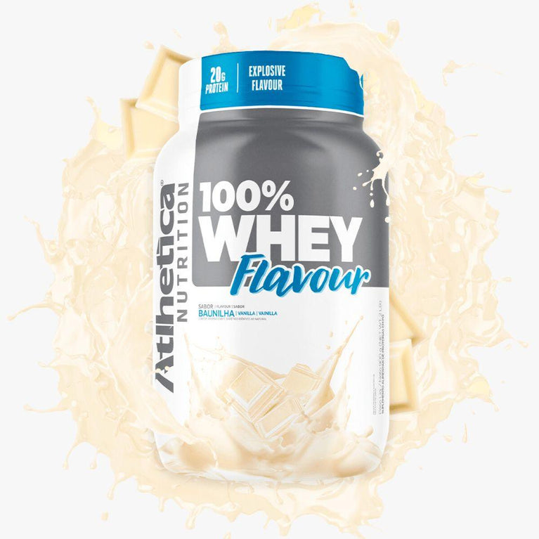 Whey 100% Pote Flavour Baunilha 900g - Atlhetica