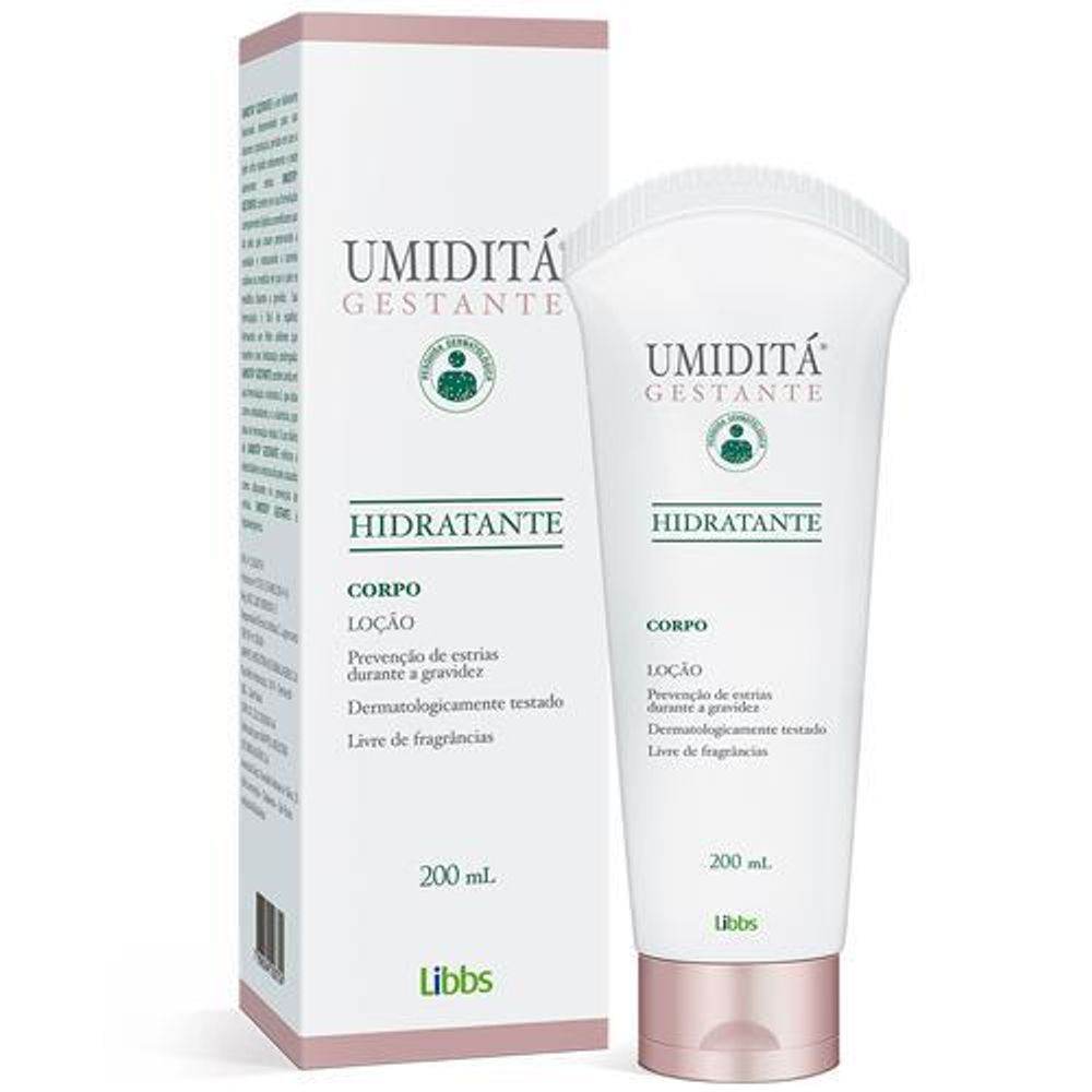 Loção Hidratante Umidita para Gestante - 200Ml - Drogaria Poupa Centro