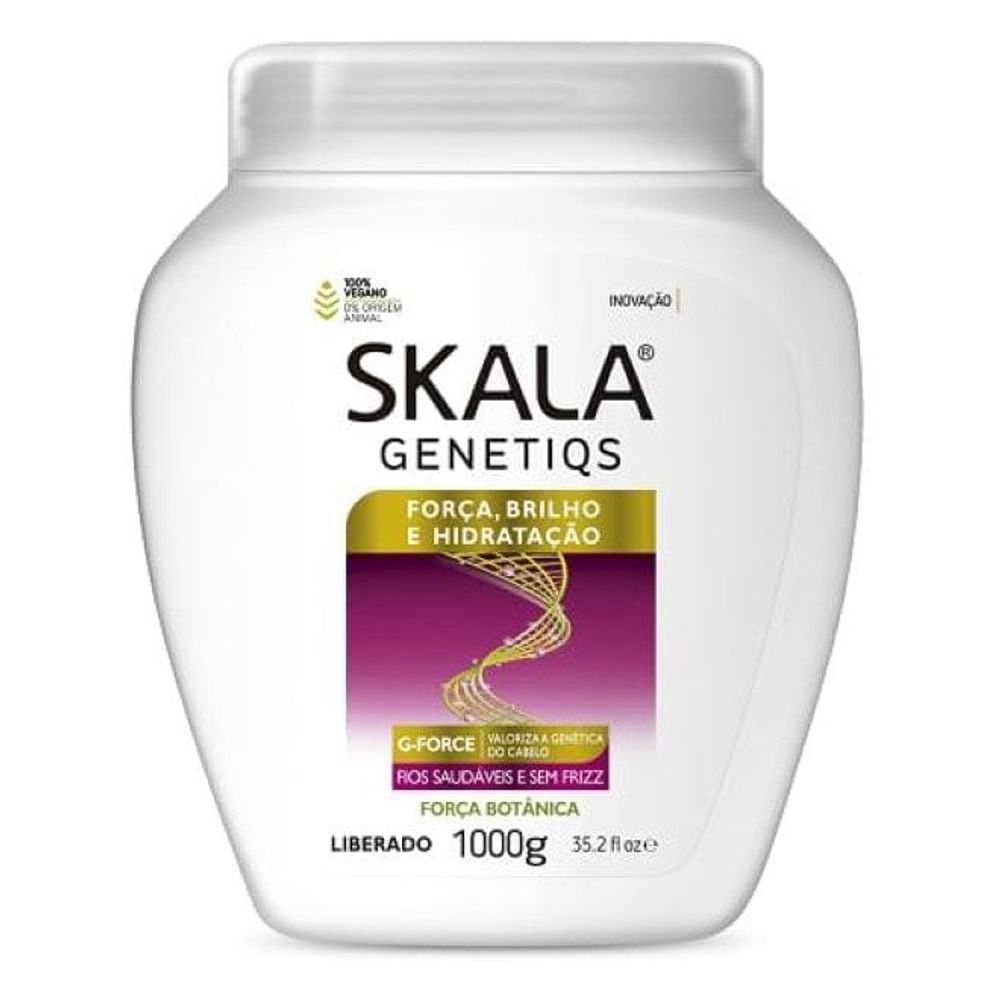 Cr Skala 1Kg Genetiqs Forca Brilho E Hidratacao