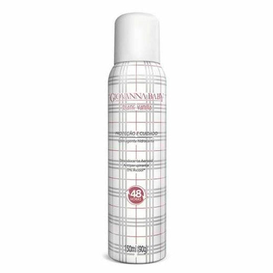 Desodorante Giovanna Baby Aerosol Blanc Vanilla 150ml - Drogaria Poupa Centro