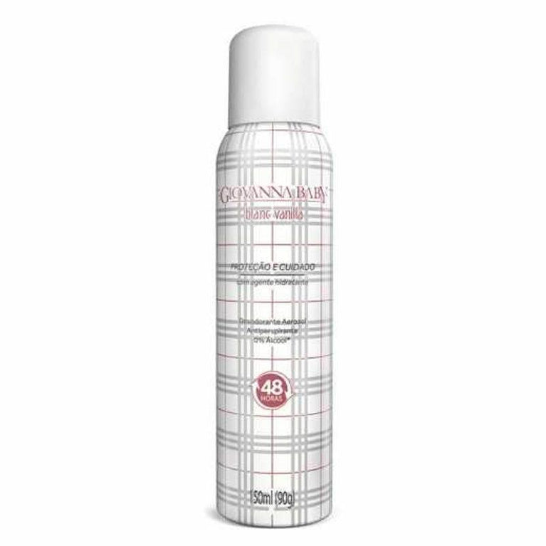 Desodorante Giovanna Baby Aerosol Blanc Vanilla 150ml - Drogaria Poupa Centro
