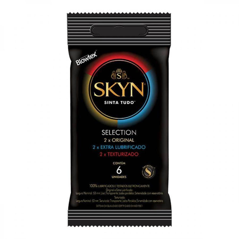 Preservativo Skyn Selection Com 6 Unidades - Drogaria Poupa Centro