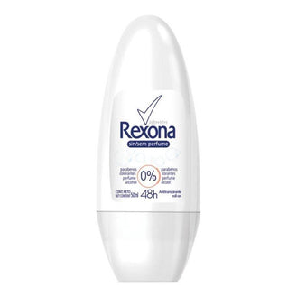 Desodorante Roll On Rexona sem Perfume com 50 ml - Drogaria Poupa Centro