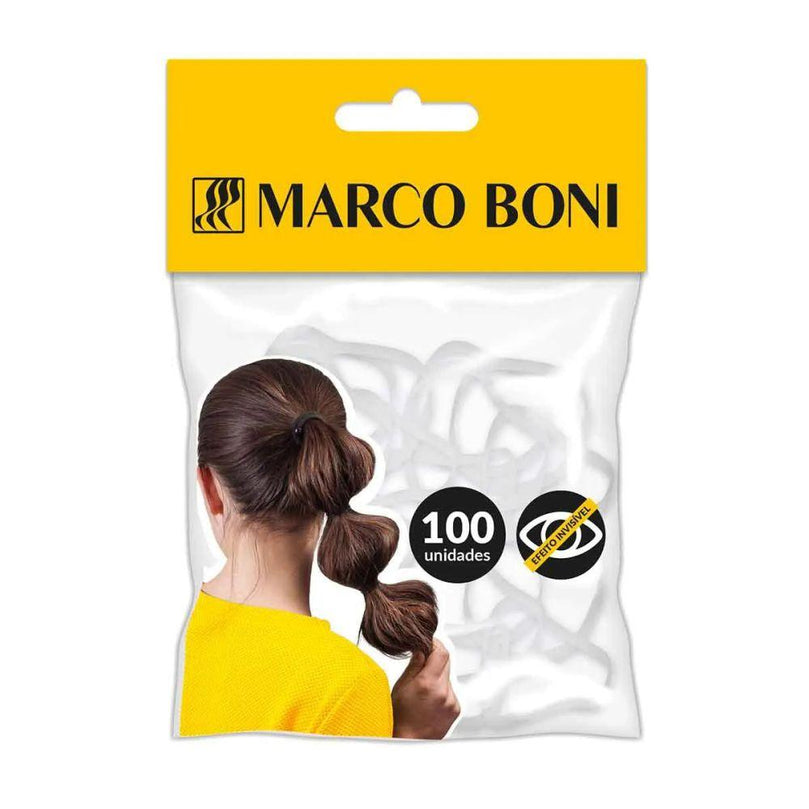 Elástico Soft Transparente Marco Boni - 100 Unidades - Drogaria Poupa Centro