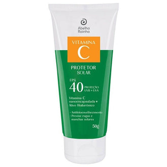 Protetor Solar Facial Vit C Fps 80 50G Abelha Rainha - Drogaria Poupa Centro