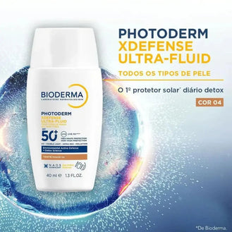 Protetor Solar Bioderma Photoderm XDefense Ultra-fluid Cor 01 FPS 50+ 40ml