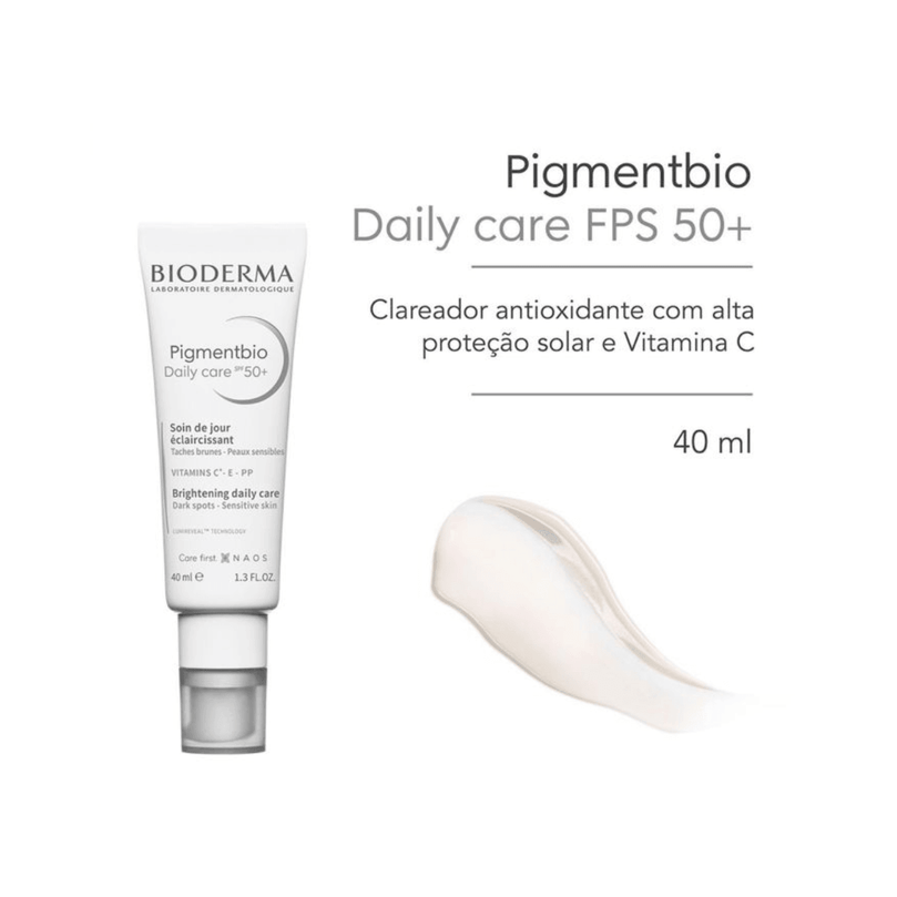 Bioderma Pigmentbio Daily Care Fps 50+ 40ml - Drogaria Poupa Centro