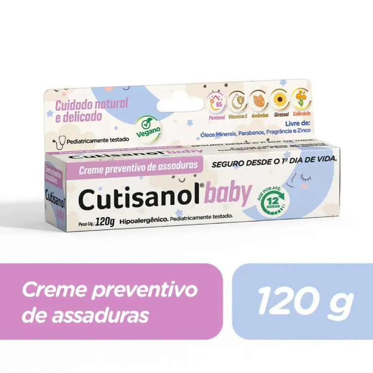 Creme Preventivo de Assaduras Cutisanol Baby 120g