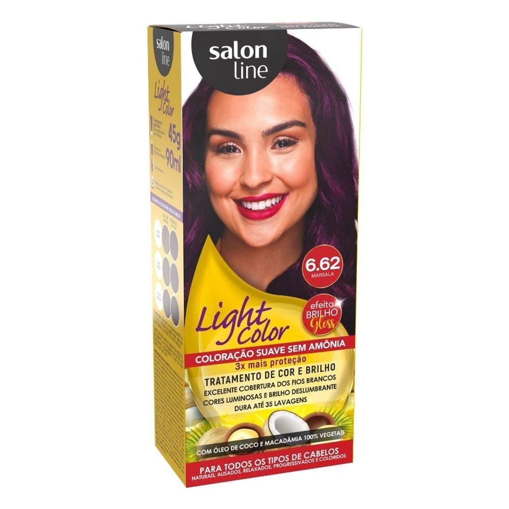 Tintura Light Color Nº6.62 Marsala - Salon Line - Drogaria Poupa Centro