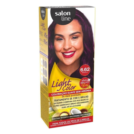 Tintura Light Color Nº6.62 Marsala - Salon Line - Drogaria Poupa Centro