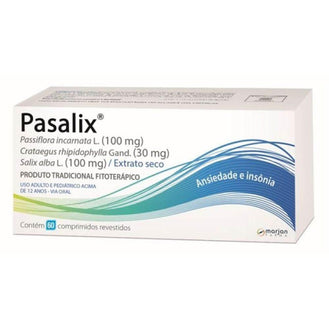 Pasalix 100Mg + 30Mg + 100Mg - 60 Comprimidos - Drogaria Poupa Centro