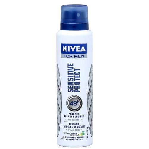 Desodorante Masculino Nivea Men Protect sensitive 150mL - Drogaria Poupa Centro