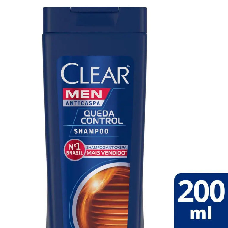 Shampoo Clear Men Queda Control Anticaspa 200ml